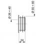 WIRQUIN Standard bowl seal Ø32  mm for bowl Ø55 mm
