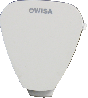 Wisa Surface-mounted Cistern  control element 8050411901