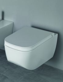 HATRIA Next toilet seat for toilet Suspended toilet seat from the Next line by Hatria 01Y1F301