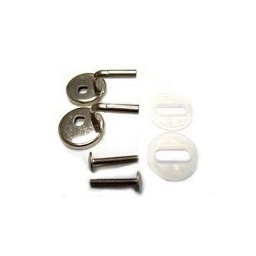 Duravit Caro Standard Close Toilet Seat Hinges steel 0061091000 for Caro seat and cover 015609 