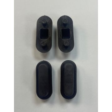 VITRA BUFFERS BROWN SOLD AS AN SET OF 4 (420814YP1TE) 