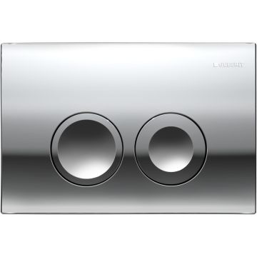 Gebetrit 115.125.21.5 Delta21 Dual Flush Plate in Gloss Chrome