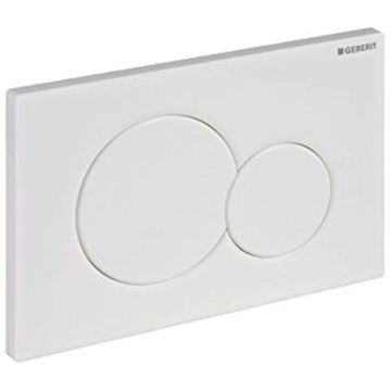 Geberit Sigma01 Alpine White Dual Flush Plate