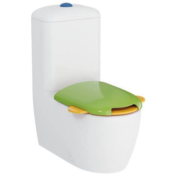 Vitra Sento Toilet Seat for Children  Soft Close  Green-Yellow 133-101-009