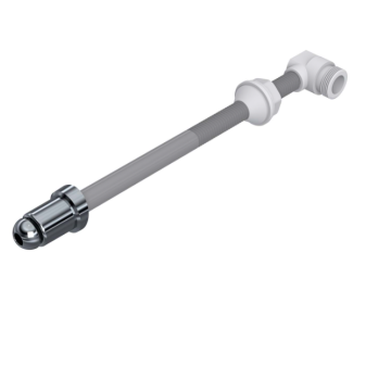 Plastic bidet tube with Chrome tip 200273