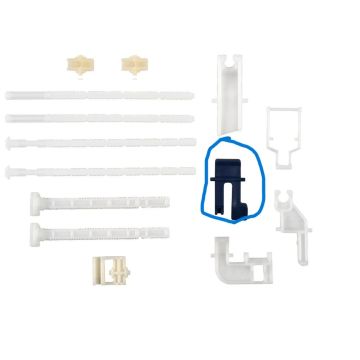 SCHWAB ASSEMBLY KIT FOR FLUSHING PLATES - OLD MODELS GALA, VIVA, RIVA, RIVA DUO, TARGA, ONDA, LINE, RIVA MINI, RIVA DUO MINI, POINT, POINT DUO 228582-9