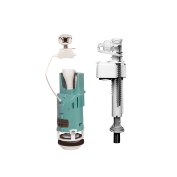 Siamp Monaco Cistern Pack, Flush Valve, Fill Valve & Push button