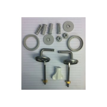 Pressalit B47P999 Dania and Selandia set adjustable hinges chrome