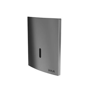Vitra Recessed Touchless Urinal Flushing Set  (Battery Operated  Matt Chrome) 311-2921