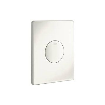 Grohe cover SKATE 156x197mm pushbutton actuation vertical, white 37547SH0