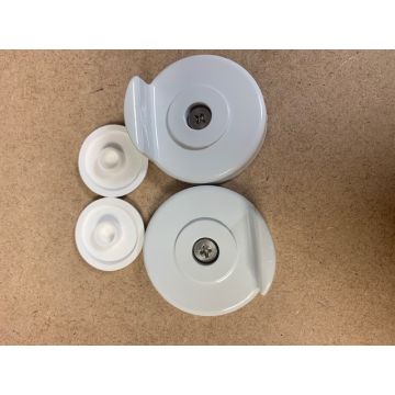 405127 Haro buffer set WP59 + SP59, Sanimed 59, adjustable, angle buffer, polyamide / polyethylene