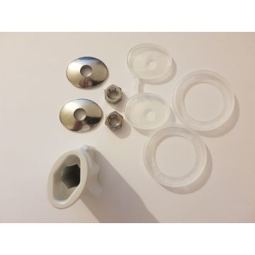 Haro Toilet Seat hinge kit and  washers 407605