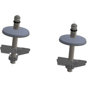 Haro hinge SoftClose flat 409466 F0102G hinge Stainless Steel , BVO folding dowel, pivot point height 19mm