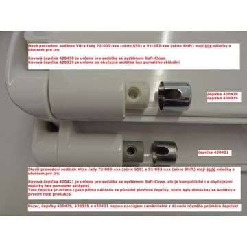 Vitra 420478 Vitra stainless steel caps
