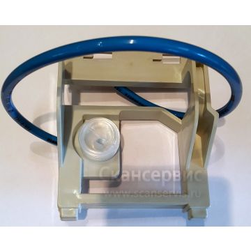 Frame with pneumatic element for installations Vitra series 703 with pneumatic control of water discharge. The length of the hose is 40 cm. Replacement for the article Vitra 426860.
