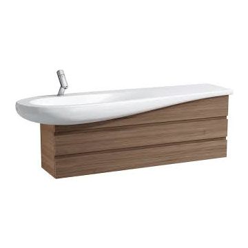 Laufen Alessi One Sink Cabinet  160 cm  Noce 4.2436.0.097.630.1