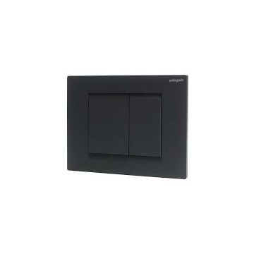 Wirquin Black Touch Essential dual flush control plate -55722889