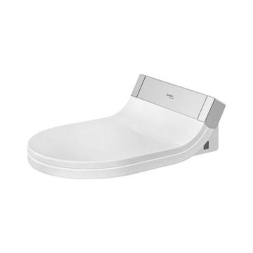 Duravit 610001001001300 SensoWash Starck C 20 1/4" Plastic Toilet Seat and Cover in White