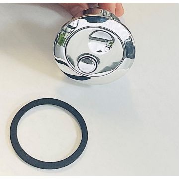 CHROME PUSH BUTTON