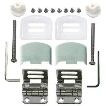7K0215 Hinge kit for Tradition or Europe with chrome covers before 2016
