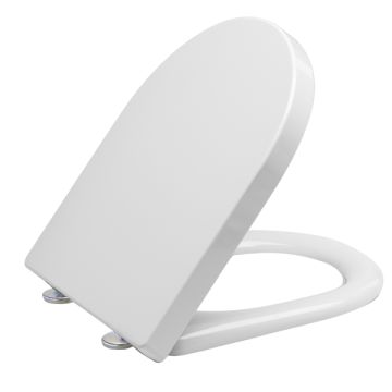 Saniplast Tango Toilet seat with stainless steel fixing hinges 2FSE001602 / 8014340710026 NOT RETURNABLE