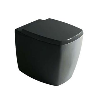 Galassia Thermosetting wrap around seat-cover, Soft Close black 8977NE
