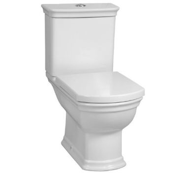 Vitra Serenada Back-To-Wall / Wall Hung and Close Couple Toilet Seat and Cover Soft /Slow Closing White 95-003-029