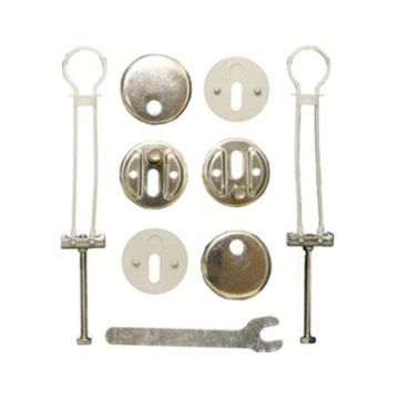 Compatible with Seat 9M55.SO.01 / Villeroy & Boch Subway hinges for soft close seat 9957.S0.61