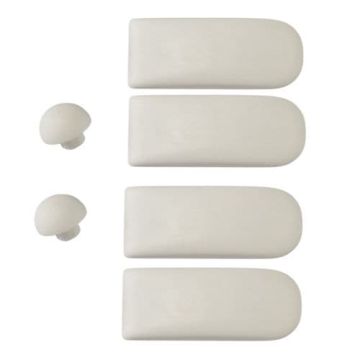 Villeroy & Boch O Novo White Toilet Seat and Cover Buffers for 9M406101 / 9M38S101