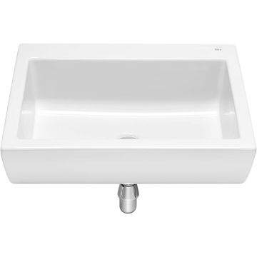 Roca  Trough wall-hung basin   600 x 450mm - 0 taphole A368PB9000