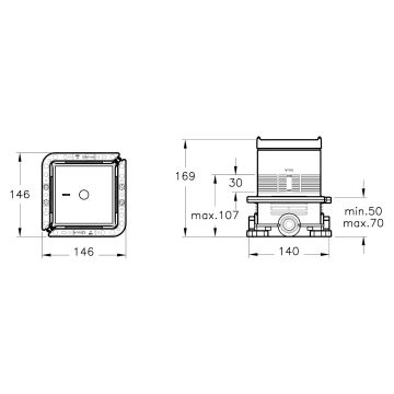 Vitra Concealed Shower Valve V-Box A42263