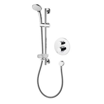 Ideal Standard  Easybox Slim BI thermostatic shower pack with round faceplate and Idealrain M3 kit  A5958AA