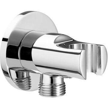 Roca  Outlet 1/2" shower hose connector with handset holder A5B5250C00