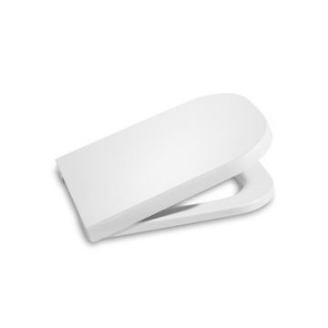 Roca A80147200B Supralite Seat and Lid, Cushioned Drop, The Gap Square Collection, White
