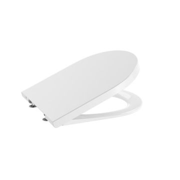 Roca Inspira Round Soft-Close Toilet Seat and Cover with fittings A80152200B