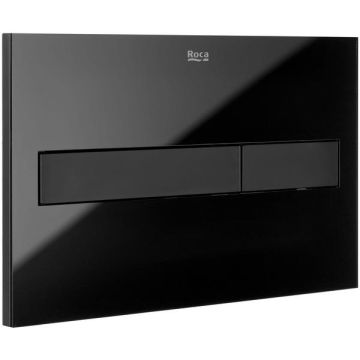 Roca  PL7 operating panel - black with glass finish A890088308