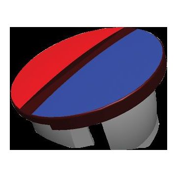 A963054NU Single Hot / Cold Indice 746  Ideal-Standard handle plugs red / blue Ideal Standard Shower Spare Parts