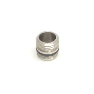 Ideal Standard A963651NU  genuine replacement 1/2" BSP outlet nipple primarily used as a shower hose adapter for thermostatic mixers and tap assemblies. It serves as the threaded connection point where the shower hose attaches to the valve body.