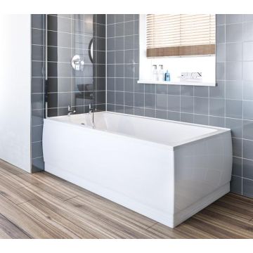 ATLANTIS 1-PCE 800MM ACRYLIC END PNL WHT AEWHI