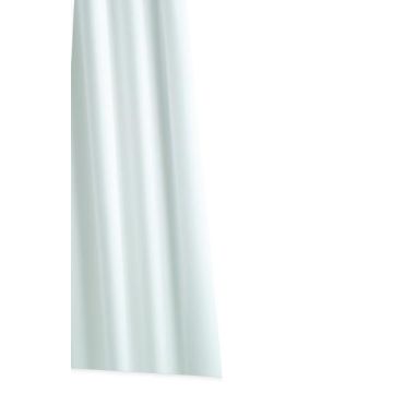 Croydex AF159022 Plain Shwr Curtain Wht