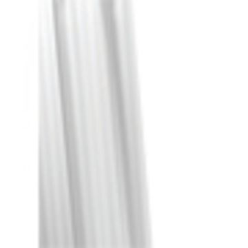 Croydex AF286122 White Woven Stripe Curtain