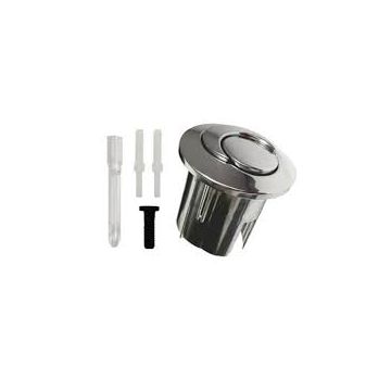 Roca AH0001800R D2D dual flush push button with threaded rods in chrome