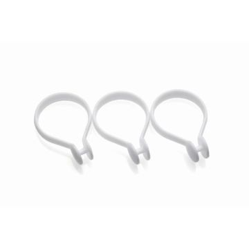 Croydex AK142222 Curtain Rings (12 Pack) Wht