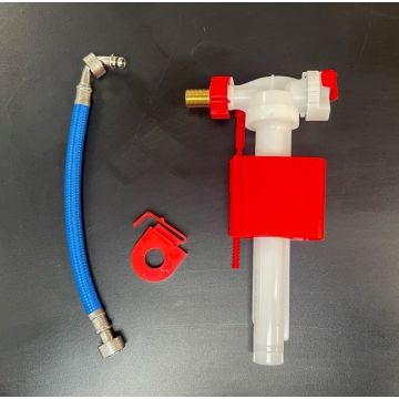 Alcaplast Filling toilet valve side for ceramic tanks 3/8 " 41386 with hose