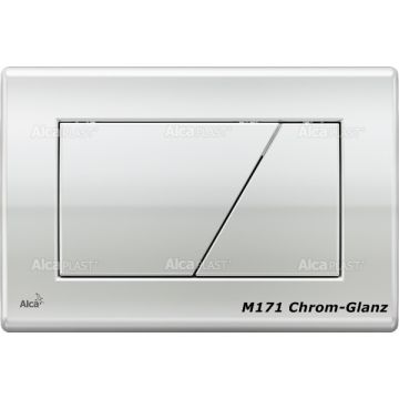 Alcaplast M170 white Flush Plate  button  24073 WHITE PLASTIC