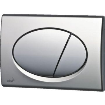 Alcaplast M73 Flush Plate chrome 24071 size: 250x175x40 mm