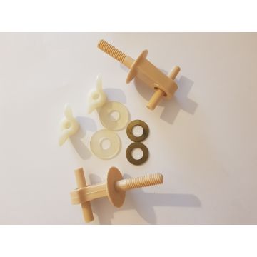 Twyford Capricorn Plastic Toilet Seat Hinges