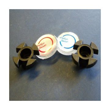 Armitage Shanks Starlite indices & holders Hot & Cold - Chrome S9655AA /   5012001346747
