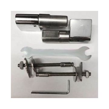 BAUHAUS  TOUCH/Axa Xtre-Vaso ED6105W Toilet Seat Hinge Kit - HI6105EE1 + FX6105EE1 