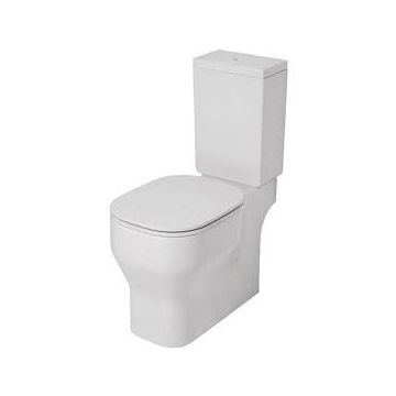 Azzurra Thin White Standard Close Toilet Seat THI1848 - Sleek and Modern Design